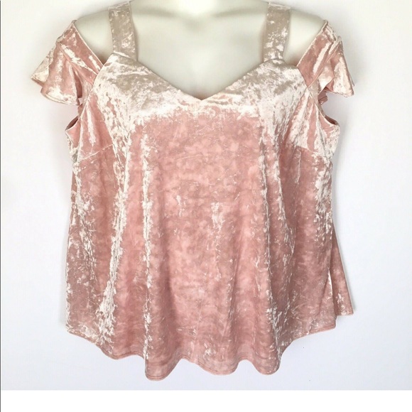 (SOLD) Baby pink KAARI BLUE blouse 2x - Picture 2 of 8